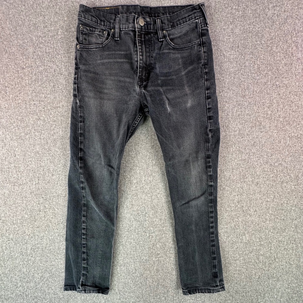 Levi's Jeans Mens 30x32 510 Skinny Black Faded Stretch Denim 05510-0597